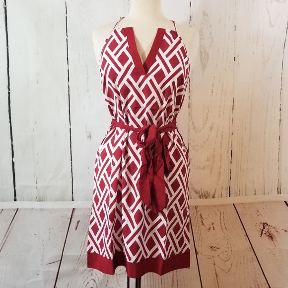 Mud Pie Dresses & Skirts - MUD PIE Gameday Racerback Dress Burgundy/White